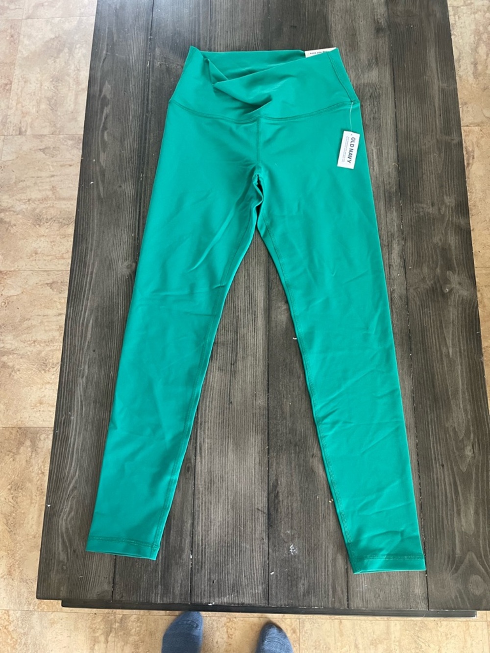 Old Navy Teal High-Rise Active Leggings